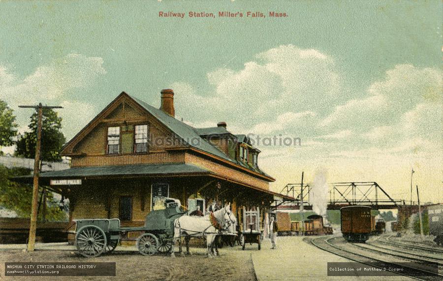 Postcard: Railway Station, Miller